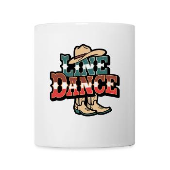 Danse en ligne La danse en ligne mon hobby - Mug blanc - blanc - Devant