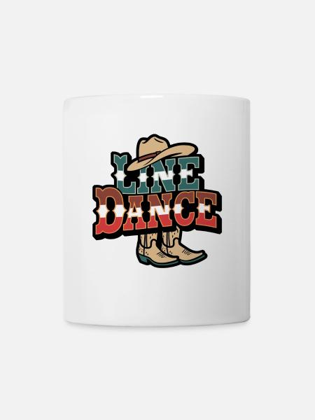 Line Dance Line Dance my hobby - Mug - white
