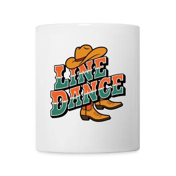 Danse en ligne La danse en ligne mon hobby - Mug blanc - blanc - Devant