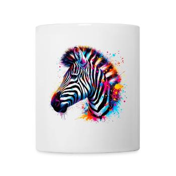 Zebra - Tasse - Weiß - Vorne