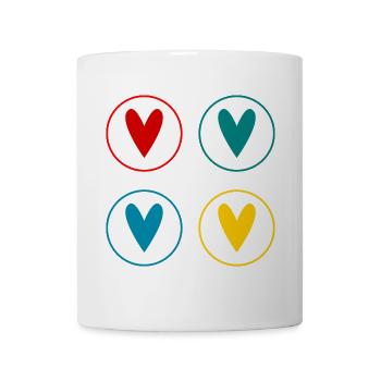 LIEBE. PAAR. GERADE VERHEIRATET. Junggesellinnenabschied. VALENTINSTAG. - Tasse - Weiß - Vorne