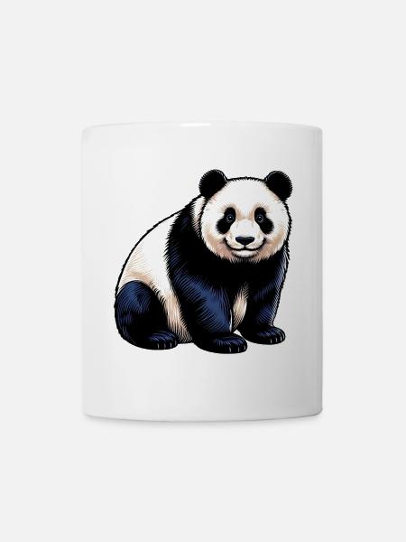 Panda - Tasse - Weiß