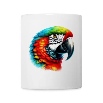 Papagei - Tasse - Weiß - Vorne