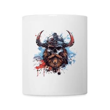 Viking Skull - Mug - white - Front