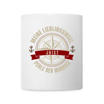 Meine Lieblingsinsel - Juist - Tasse - Weiß - Vorne