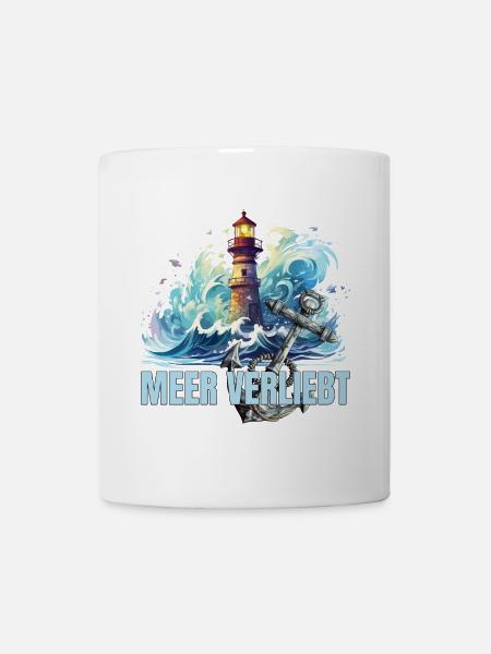 Meer verliebt - Tasse - Weiß