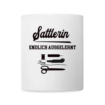 Sattlerin Ausbildung Bestanden Sattlerei Sattler - Tasse - Weiß - Vorne