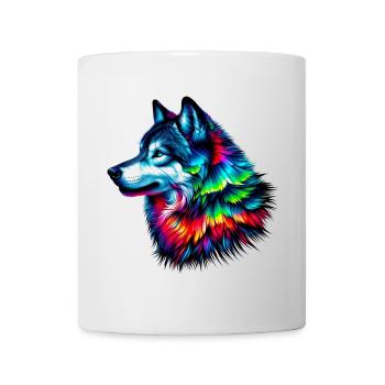 Loup - Mug blanc - blanc - Devant