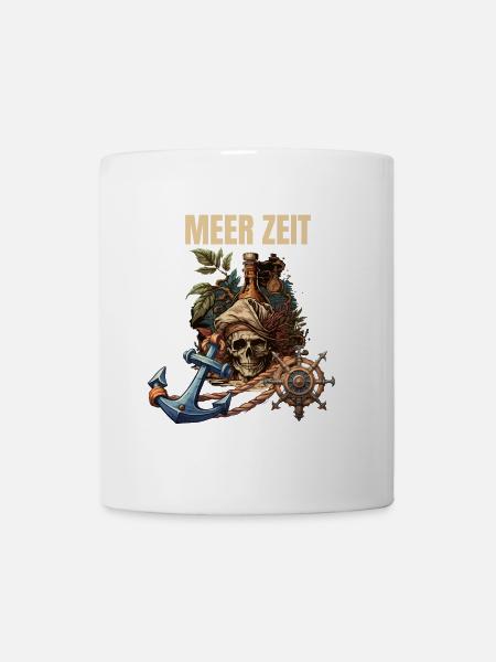 Meer Zeit - Tasse - Weiß