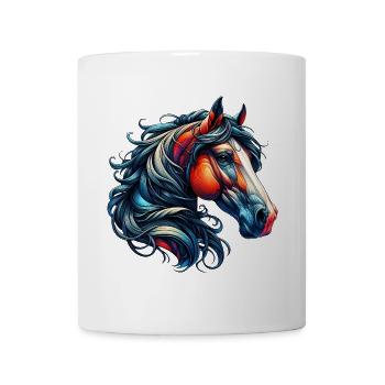 Pferd - Tasse - Weiß - Vorne