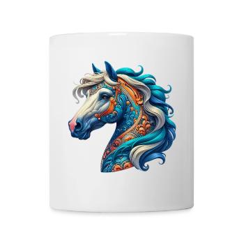 Cheval - Mug blanc - blanc - Devant