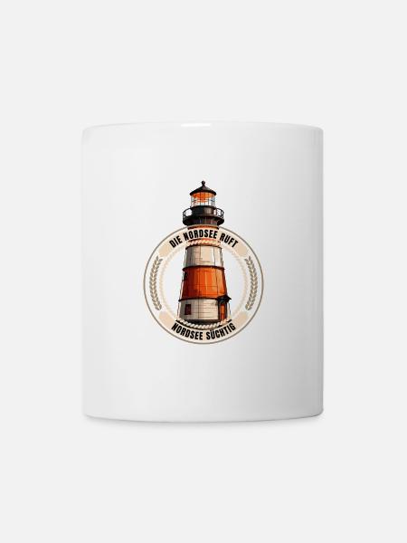 Die Nordsee ruft - Tasse - Weiß