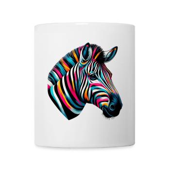 Zebra - Tasse - Weiß - Vorne