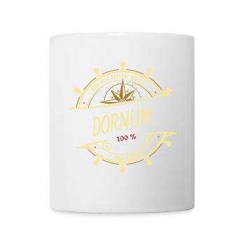 Mein Herz schlägt Wellen - Dornum - Tasse - Weiß - Vorne
