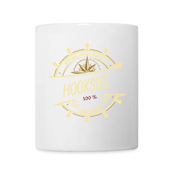 Mein Herz schlägt Wellen - Hooksiel - Tasse - Weiß - Vorne