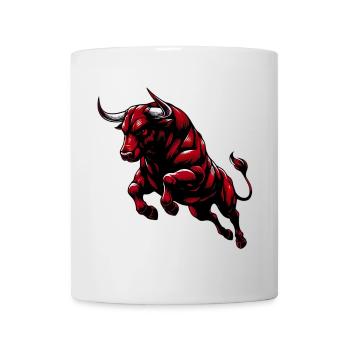 Stier - Tasse - Weiß - Vorne