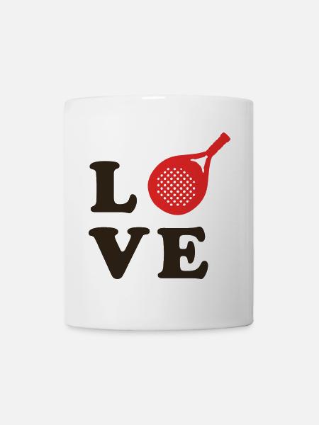 LIEBE Padel - Tasse - Weiß