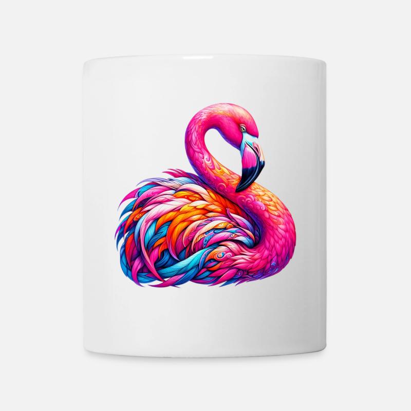 Flamingo - Tasse - Weiß