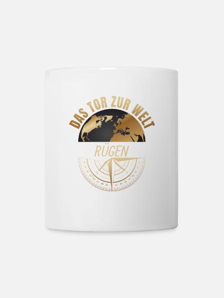 Das Tor zur Welt - Rügen - Tasse - Weiß
