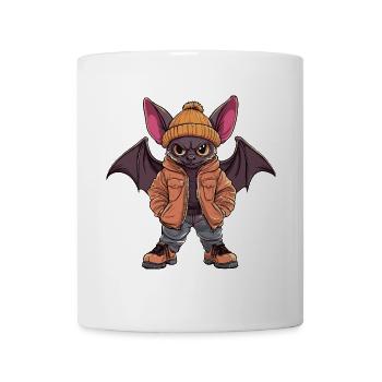 Bat Mode Hiver - Mug blanc - blanc - Devant
