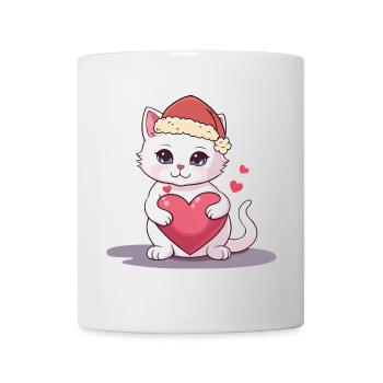 Noël Chat Chaton Chats Père Noël - Mug blanc - blanc - Devant