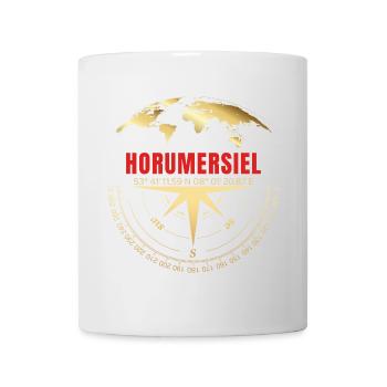 Koordinaten Horumersiel - Tasse - Weiß - Vorne
