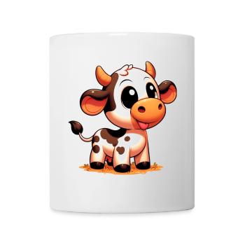 Vache - Mug blanc - blanc - Devant