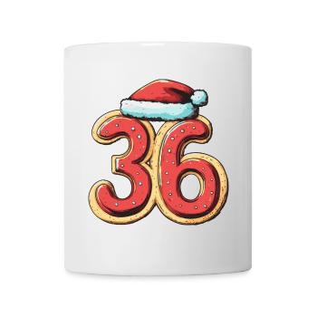 36 Number Christmas Cookie - Mug - white - Front