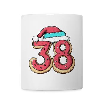 38 Number Christmas Cookie - Mug - white - Front