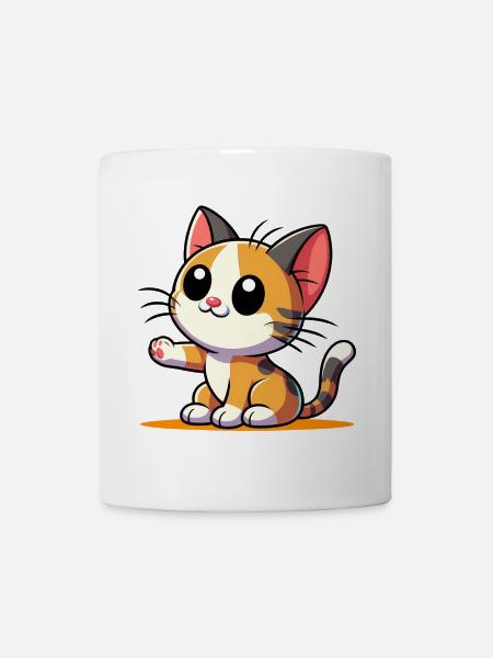 Katze - Tasse - Weiß
