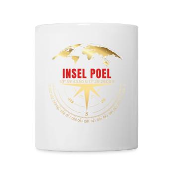 Koordinaten Insel Poel - Tasse - Weiß - Vorne