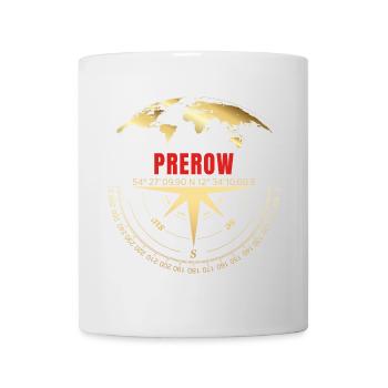 Koordinaten Prerow - Tasse - Weiß - Vorne