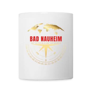 Koordinaten Bad Nauheim - Tasse - Weiß - Vorne