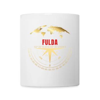 Koordinaten Fulda - Tasse - Weiß - Vorne