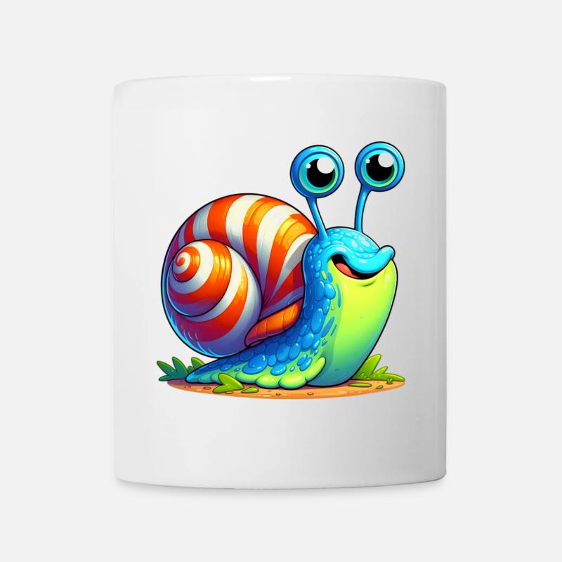 Escargot - Mug blanc - blanc