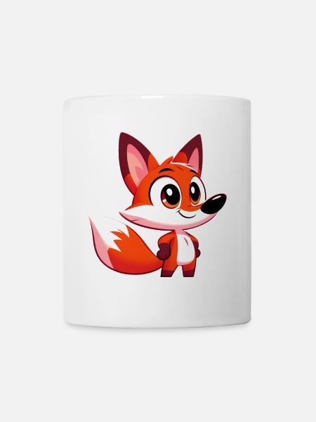 Fuchs - Tasse - Weiß