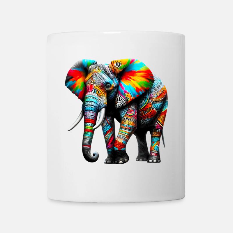 Elefant - Tasse - Weiß