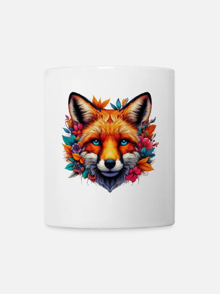 Fuchs - Tasse - Weiß