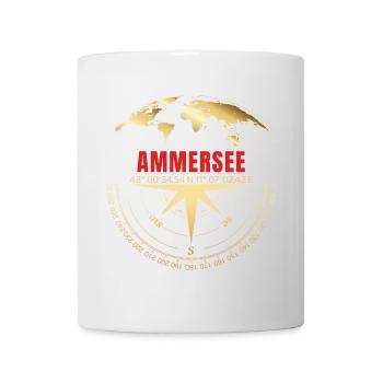Koordinaten Ammersee - Tasse - Weiß - Vorne