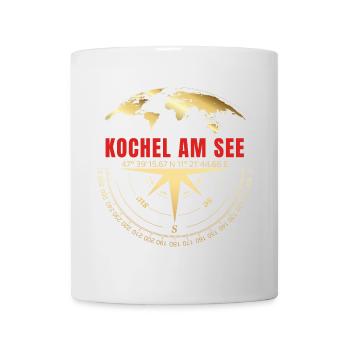 Koordinaten Kochel am See - Tasse - Weiß - Vorne