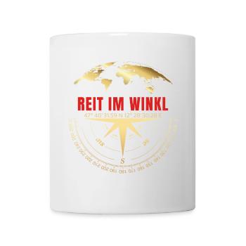 Koordinaten Reit im Winkl - Tasse - Weiß - Vorne
