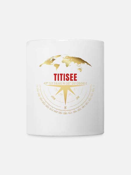 Koordinaten Titisee - Tasse - Weiß
