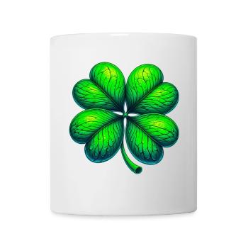 Four-leaf clover - Mug - white - Front