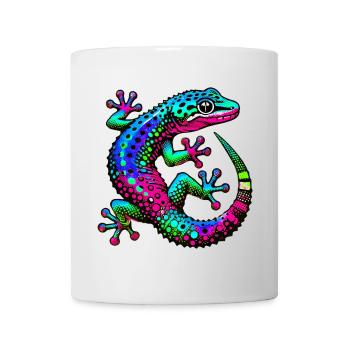 Gecko - Tasse - Weiß - Vorne
