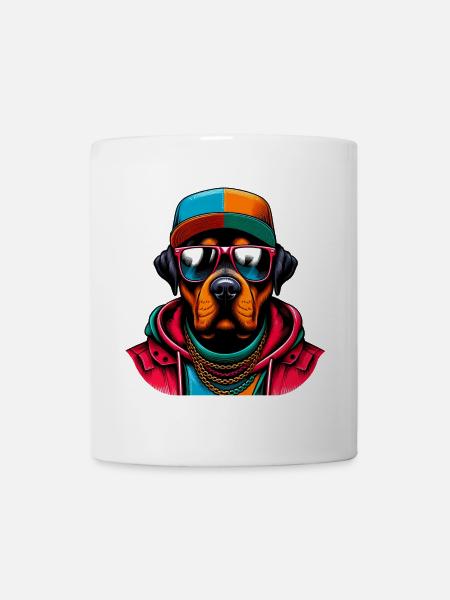Hund - Tasse - Weiß