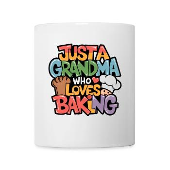 Ich bin Oma und backe gerne - Tasse - Weiß - Vorne