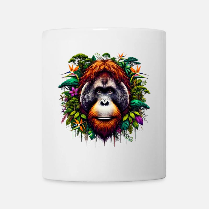 Orang-Utan Affe Orang-Utan - Tasse - Weiß