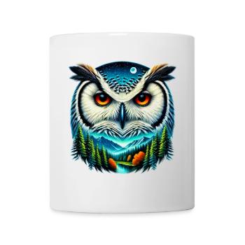 Hibou - Mug blanc - blanc - Devant