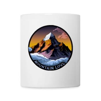 L’amour de la montagne - Mug blanc - blanc - Devant