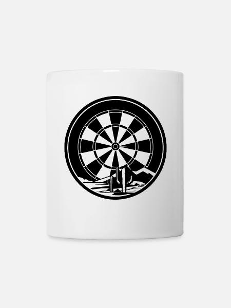 Dart Zeichnung - Tasse - Weiß